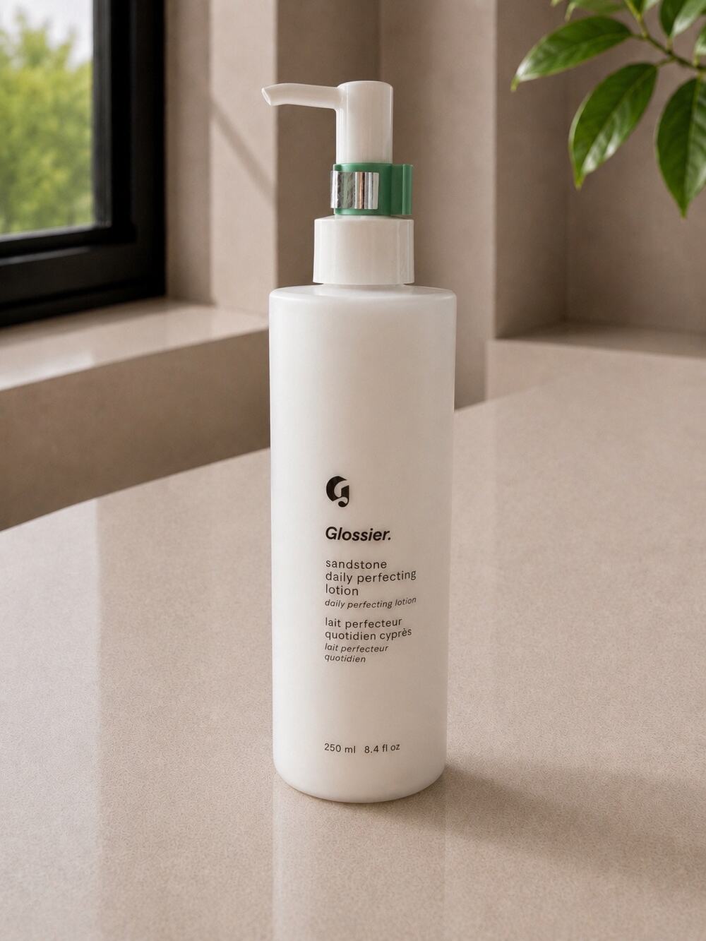 $28 Glossier Daily Perfecting Lotion Sandstone Body Lotion 8.4 oz